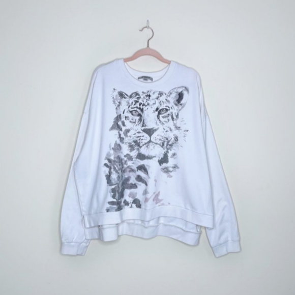 ISO (NOT FOR SALE) All Saints Leopard Face Sweatshirt Any Size - Picture 2 of 2